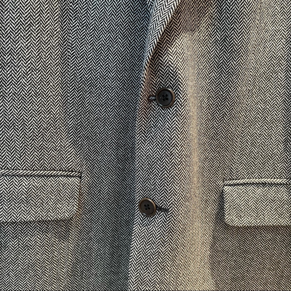 Brooks Brothers Herringbone Two Button Blazer Spo… - image 6